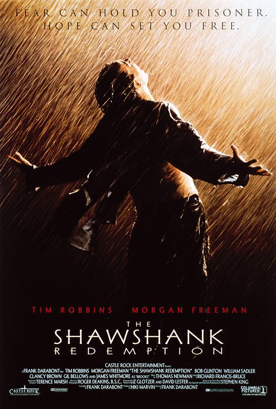 肖申克的救赎 The Shawshank Redemption (1994) / 月黑高飞(港) / 刺激1995(台) / 地狱诺言 / 铁窗岁月 / 消香克的救赎