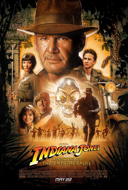 夺宝奇兵4 Indiana Jones and the Kingdom of the Crystal Skull (2008) / 印第安纳琼斯：水晶骷髅王国(台) / 夺宝奇兵之水晶骷髅国 / 印地安纳琼斯和水晶骷髅王国 / 夺宝奇兵4：水晶头骨王国 / 印地安纳琼斯之水晶骷髅王国
