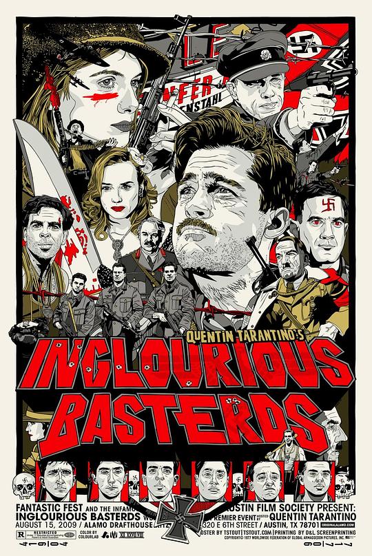 无耻混蛋 Inglourious Basterds (2009) / 希魔撞正杀人狂(港) / 恶棍特工(台) / 无良杂种 / 无良杂军 / 戴罪立功 / 无良杂牌军 / 混蛋野战队